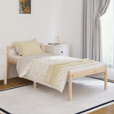 vidaXL Single tömör fenyőfa ágy időseknek 90 x 190 cm ágy és ágykellék