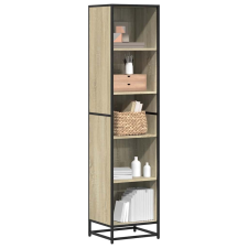 vidaXL sonoma színű szerelt fa könyvszekrény 40x35x170,5 cm bútor