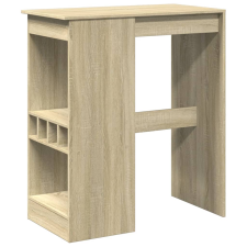 vidaXL sonoma tölgy szerelt fa bárasztal tárolókkal 90x47,5x103,5 cm (854339) bútor