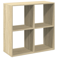 vidaXL sonoma tölgy szerelt fa elválasztó könyvespolc 69,5x29x69,5 cm (858005) bútor