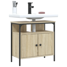 vidaXL sonoma tölgy szerelt fa fürdőszobai mosdószekrény 60x30x60 cm fürdőszoba bútor
