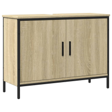 vidaXL sonoma tölgy szerelt fa fürdőszobai mosdószekrény 80x30x60 cm (842452) fürdőszoba bútor