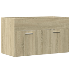 vidaXL sonoma tölgy szerelt fa fürdőszobai mosdószekrény 90x38,5x46 cm (856213) fürdőszoba bútor