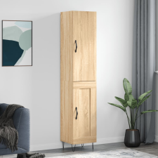 vidaXL sonoma-tölgy szerelt fa magasszekrény 34,5x34x180 cm bútor