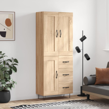 vidaXL sonoma-tölgy szerelt fa magasszekrény 69,5 x 34 x 180 cm bútor