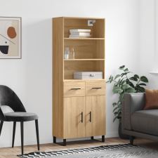 vidaXL sonoma-tölgy szerelt fa magasszekrény 69,5 x 34 x 180 cm bútor