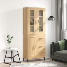 vidaXL sonoma-tölgy szerelt fa magasszekrény 69,5 x 34 x 180 cm bútor