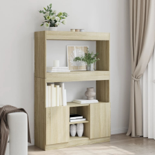 vidaXL sonoma tölgy szerelt fa magasszekrény 92 x 33 x 140 cm bútor