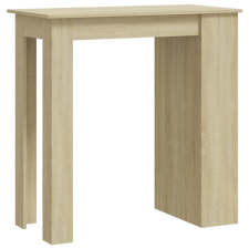 vidaXL sonoma tölgy színű bárasztal tárolópolccal 102 x 50 x 103,5 cm (809470) bútor