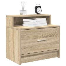 vidaXL sonoma tölgy színű éjjeliszekrény fiókkal 51x31x47 cm bútor