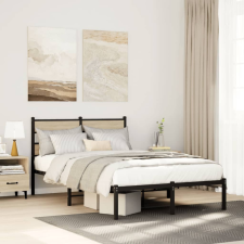 vidaXL sonoma tölgy színű fém ágykeret matrac nélkül 120 x 200 cm ágy és ágykellék
