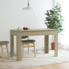 vidaXL sonoma-tölgy színű forgácslap étkezőasztal 120 x 60 x 76 cm bútor