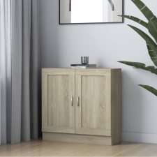 vidaXL sonoma-tölgy színű forgácslap könyvszekrény 82,5x30,5x80 cm bútor
