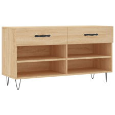 vidaXL sonoma tölgy színű műfa cipőpolc 102x35x55 cm (829735) bútor