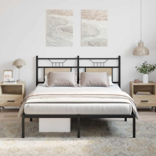 vidaXL sonoma tölgy színű szerelt fa ágykeret matrac nélkül 140x190 cm ágy és ágykellék