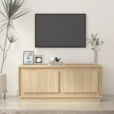 vidaXL sonoma tölgy színű szerelt fa dohányzóasztal 102x50x44 cm bútor