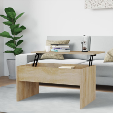 vidaXL sonoma tölgy színű szerelt fa dohányzóasztal 80x50,5x41,5 cm bútor