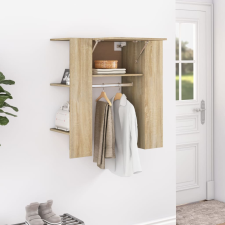 vidaXL sonoma tölgy színű szerelt fa előszobaszekrény 97,5x37x99 cm bútor