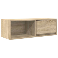 vidaXL sonoma tölgy színű szerelt fa fali TV-szekrény 80x31x25,5 cm (861458) bútor