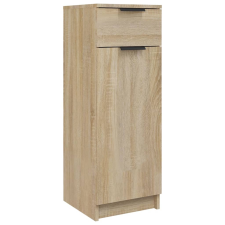 vidaXL sonoma tölgy színű szerelt fa fürdőszobaszekrény 32x34x90 cm (811289) bútor