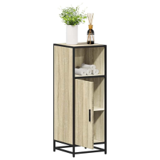 vidaXL sonoma tölgy színű szerelt fa fürdőszobaszekrény 35x37,5x100 cm fürdőszoba bútor