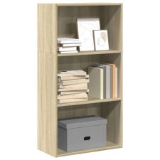 vidaXL sonoma tölgy színű szerelt fa könyvespolc 60 x 30 x 114 cm bútor