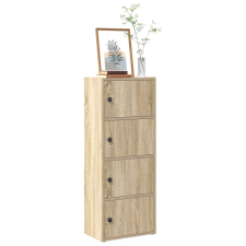 vidaXL sonoma tölgy színű szerelt fa könyvszekrény 40x24x102 cm bútor