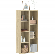 vidaXL sonoma tölgy színű szerelt fa könyvszekrény 50x25x105 cm bútor