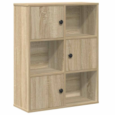 vidaXL sonoma tölgy színű szerelt fa könyvszekrény 60x24x76,5 cm (860384) bútor