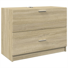 vidaXL sonoma tölgy színű szerelt fa mosdószekrény 78x37x59 cm (848117) fürdőszoba bútor