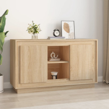 vidaXL sonoma tölgy színű szerelt fa tálalóasztal 102x35x60 cm bútor