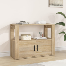 vidaXL sonoma tölgy színű szerelt fa tálalóasztal 80 x 30 x 60 cm bútor