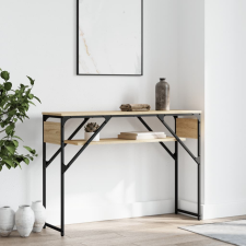 vidaXL sonoma tölgy színű szerelt fa tálalóasztal polccal 105x30x75 cm bútor