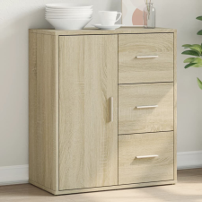 vidaXL sonoma tölgy színű szerelt fa tálalószekrény 60 x 31 x 70 cm bútor