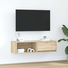 vidaXL sonoma tölgy színű szerelt fa TV-szekrény 100x31x25,5cm bútor
