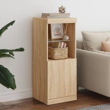 vidaXL sonoma tölgy színű tálalószekrény LED-ekkel 41 x 37 x 100 cm bútor