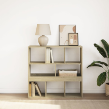 vidaXL sonoma tölgy színű térelválasztó könyvszekrény 100x33x94,5 cm bútor