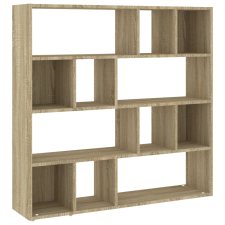 vidaXL sonoma tölgy színű térelválasztó könyvszekrény 105x24x102 cm (823248) bútor