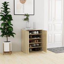 vidaXL sonoma-tölgyszínű forgácslap cipősszekrény 60 x 35 x 70 cm bútor