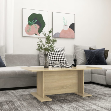 vidaXL sonoma-tölgyszínű forgácslap dohányzóasztal 103,5x60x40 cm bútor