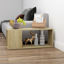 vidaXL sonoma-tölgyszínű forgácslap TV-szekrény 80 x 24 x 32 cm bútor