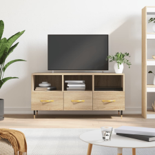 vidaXL sonoma-tölgyszínű műfa TV-szekrény 102 x 36 x 50 cm bútor