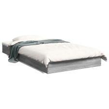 vidaXL sonoma tölgyszínű szerelt fa ágykeret 100 x 200 cm ágy és ágykellék