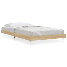 vidaXL sonoma tölgyszínű szerelt fa ágykeret 90 x 190 cm (832200) ágy és ágykellék