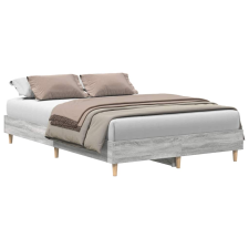 vidaXL sonoma tölgyszínű szerelt fa ágykeret matrac nélkül 120 x 200cm (861035) ágy és ágykellék