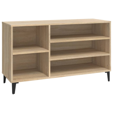 vidaXL sonoma-tölgyszínű szerelt fa cipőszekrény 102x36x60 cm (819751) bútor