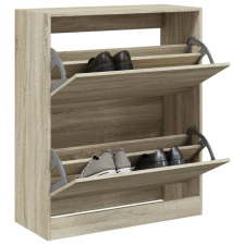 vidaXL sonoma-tölgyszínű szerelt fa cipőszekrény 80 x 34 x 96,5 cm bútor