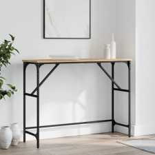 vidaXL sonoma-tölgyszínű szerelt fa dohányzóasztal 100x32x75 cm bútor