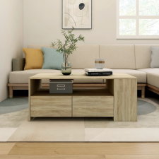 vidaXL sonoma-tölgyszínű szerelt fa dohányzóasztal 102 x 55 x 42 cm bútor