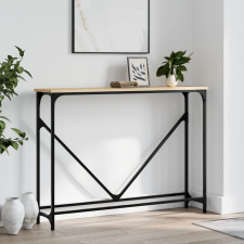 vidaXL sonoma-tölgyszínű szerelt fa dohányzóasztal 102x22,5x75 cm bútor